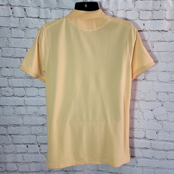 Nike Men Dry-Fit Polo Shirt Slim Fit Golf Size L Gold Unisex - Picture 2 of 14